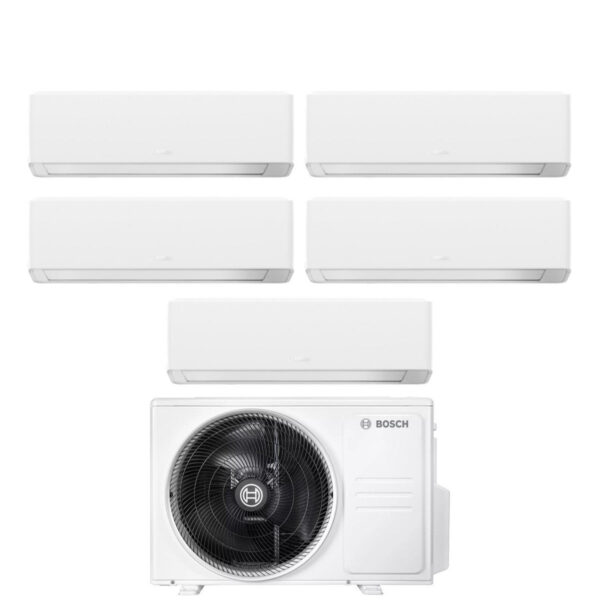 Bosch Climate 7000i penta-split airconditioner 2x7000+3x9000 met CL5000M 125/5 E