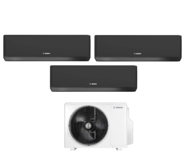 Bosch CLIMATE 7000i Trial Split airconditioner 9000+12000+12000 Btu met CLIMATE 5000M