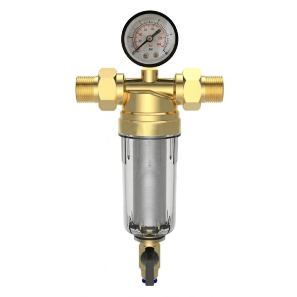 Klimaline 1S.597 waterfilter 1/2" met manometer