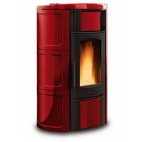 La Nordica Extraflame Iside Idro 2.0 cv-pelletkachel 19 kW bordeaux