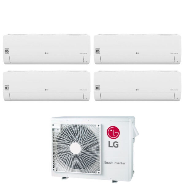 LG Libero Smart quad-split airconditioner 7+9+9+9 (MU4R25 U40) R-32