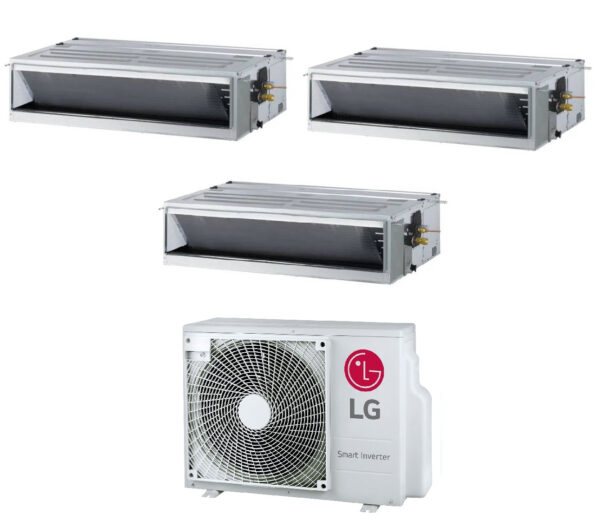 LG MU3R19 triple-split kanaalairconditioner 9+9+12 Btu R-32