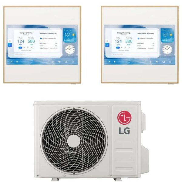 LG ARTCOOL Gallery dual-split airconditioner 12+12 (MU2R17) R-32