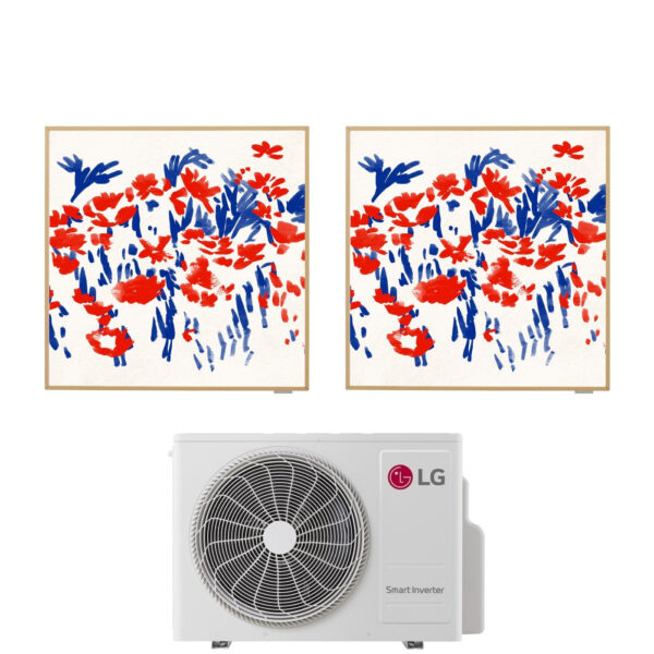 LG Artcool Gallery Photo Airconditioner dual-split 2x 9000 BTU Wi‑Fi