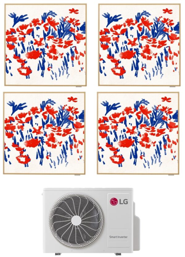 LG Artcool Gallery Photo Airconditioner 4-weg 9+9+9+9 MU4R25