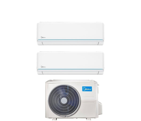 Midea Evolution M3OA-27HFN8-Q Dual-split airconditioner 12+12 (R-32, geïntegreerde Wi‑Fi)