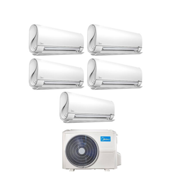 Midea BreezeleSS+ penta-split airconditioner 9+12+12+12+12 (R-32, Wi‑Fi)