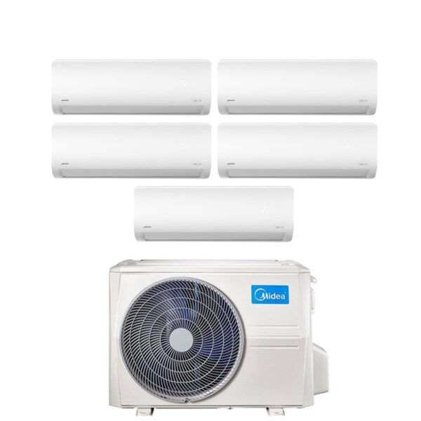 Midea Xtreme penta-split airconditioner 5x 9000 BTU + M5O-42FN8-Q