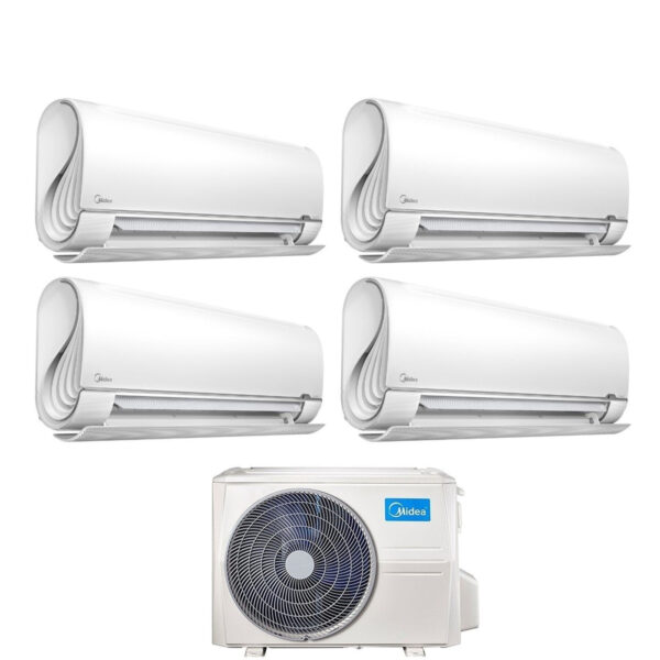 Midea BreezeleSS+ quad-split airconditioner 4x 9000 BTU (M4OE-28HFN8-Q)