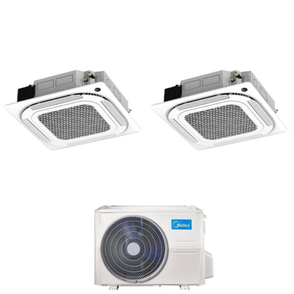 Midea M3OG-21HFN8-Q dual-split cassette airconditioner 12000+12000 BTU
