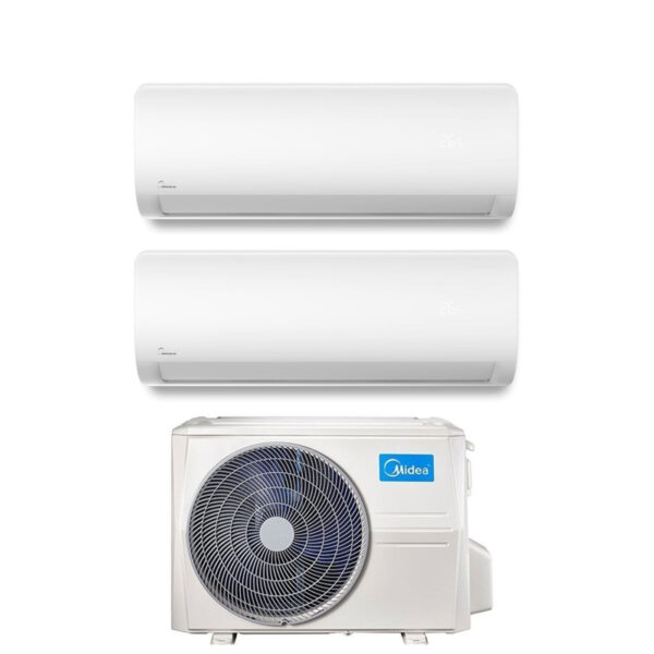 Midea Xtreme Pro Dual Split airconditioner 2×18000 Btu R-32 Wi‑Fi