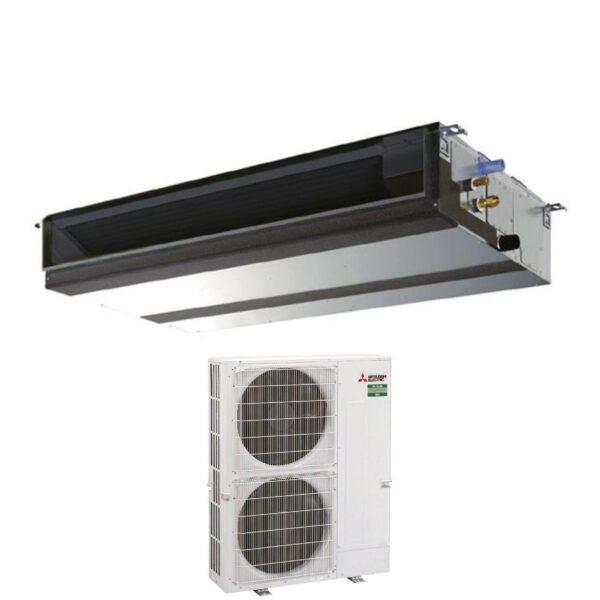 Mitsubishi Electric PEAD-M125JA + PUZ-ZM125VKA kanaalairconditioner 42000 BTU R32