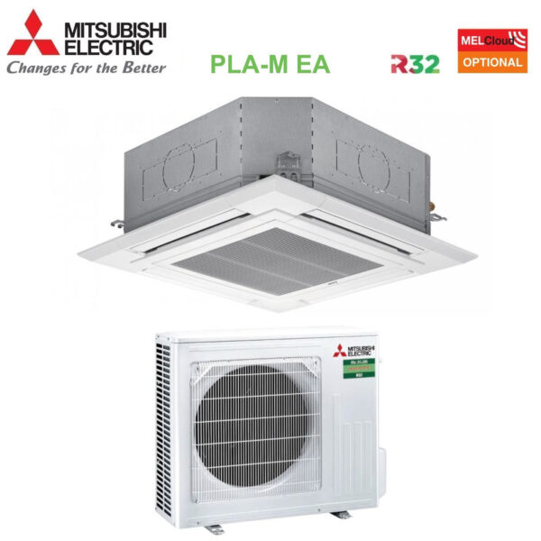 Mitsubishi Electric PLA-M50EA + SUZ-M50VA 4-weg cassette airconditioner 18000 BTU (90x90)
