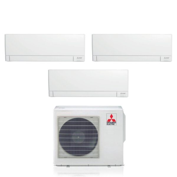 Mitsubishi Electric MSZ-AY trial-split 3×12000 Btu + MXZ-4F72VF (R-32, Wi‑Fi)