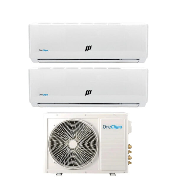 OneClima Y24 dual-split airconditioner 9000+12000 BTU R-32 (Wi‑Fi optioneel)