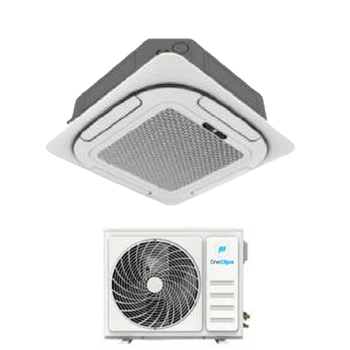 immagine-1-oneclima-climatizzatore-condizionatore-oneclima-inverter-cassetta-4-vie-24000-btu-air-24-cst-m-r-32-wi-fi-optional-griglia-inclusa-con-telecomando-e-comando-a-filo