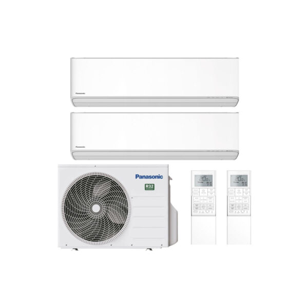 Panasonic Etherea Dual-split airconditioner 7+12 (CU-2Z35TBE) R-32 ingebouwde Wi‑Fi