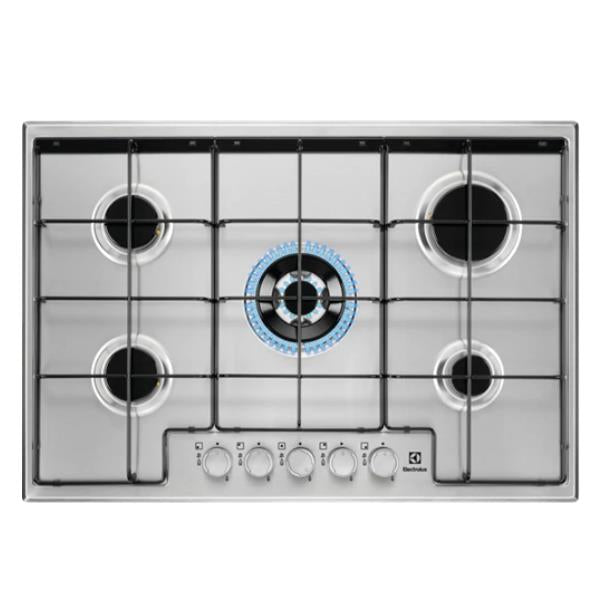 Electrolux EGS7534X gas-kookplaat 5 branders 74.4x51