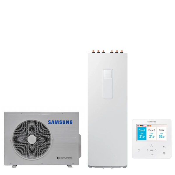 Samsung AE060RXEDEG/EU + AE260RNWSEG/EU lucht-water warmtepomp 260 l