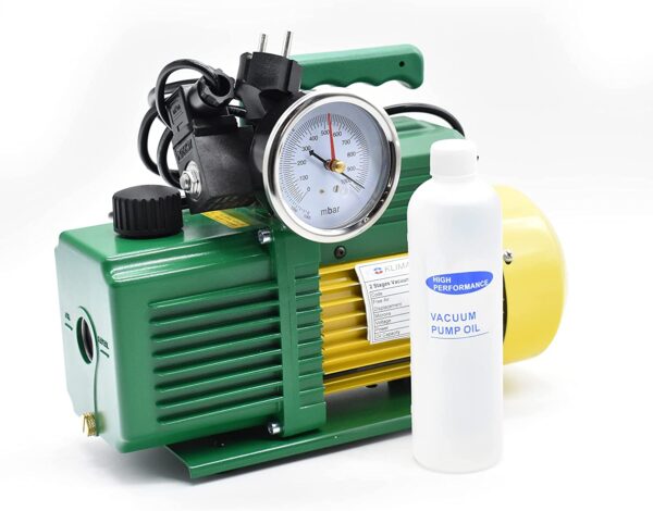 Klimaline tweestaps vacuümpomp 50 L/min voor HFO/R32/R410/R1234YF