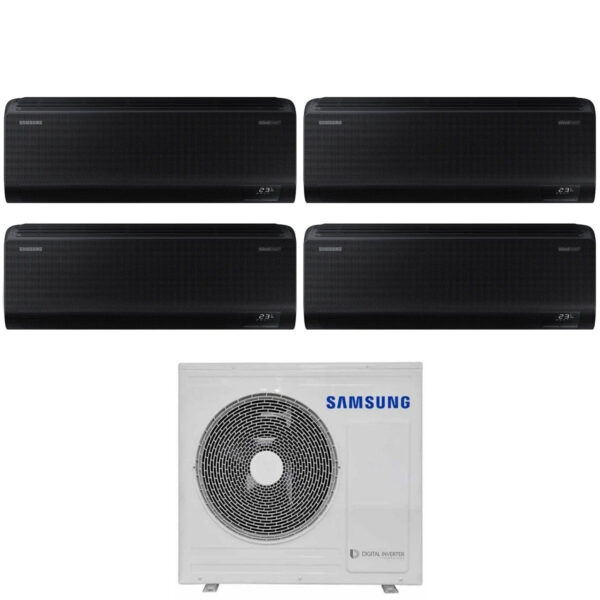 Samsung WindFree Black quadrisplit airconditioner 9+9+12+12 (AJ080TXJ4KG)