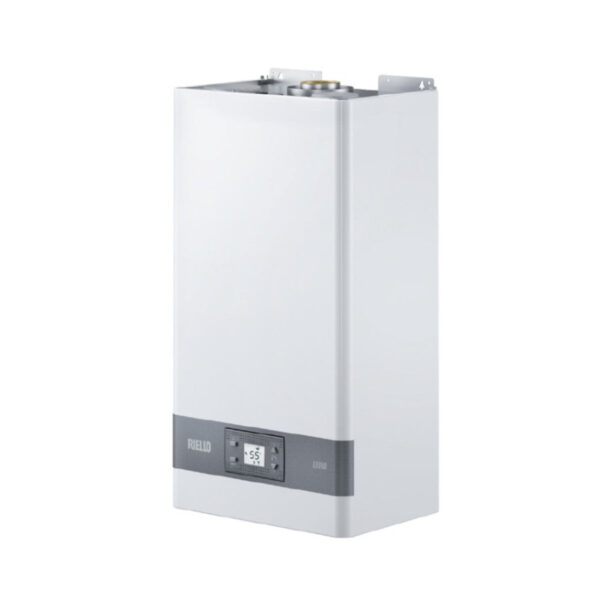 Riello Mini 17 LN waterverwarmer gesloten verbrandingskamer aardgas met rookgasafvoerset