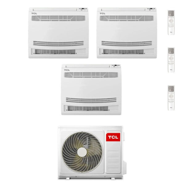 TCL MT2730 tri-split console airconditioner 12+12+12 R32 Wi‑Fi