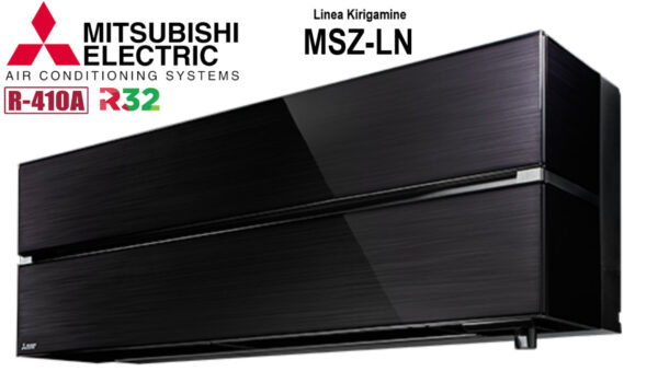Mitsubishi Electric Kirigamine Style MSZ-LN25VGB 9000 BTU Onyx Black - Binnenunit